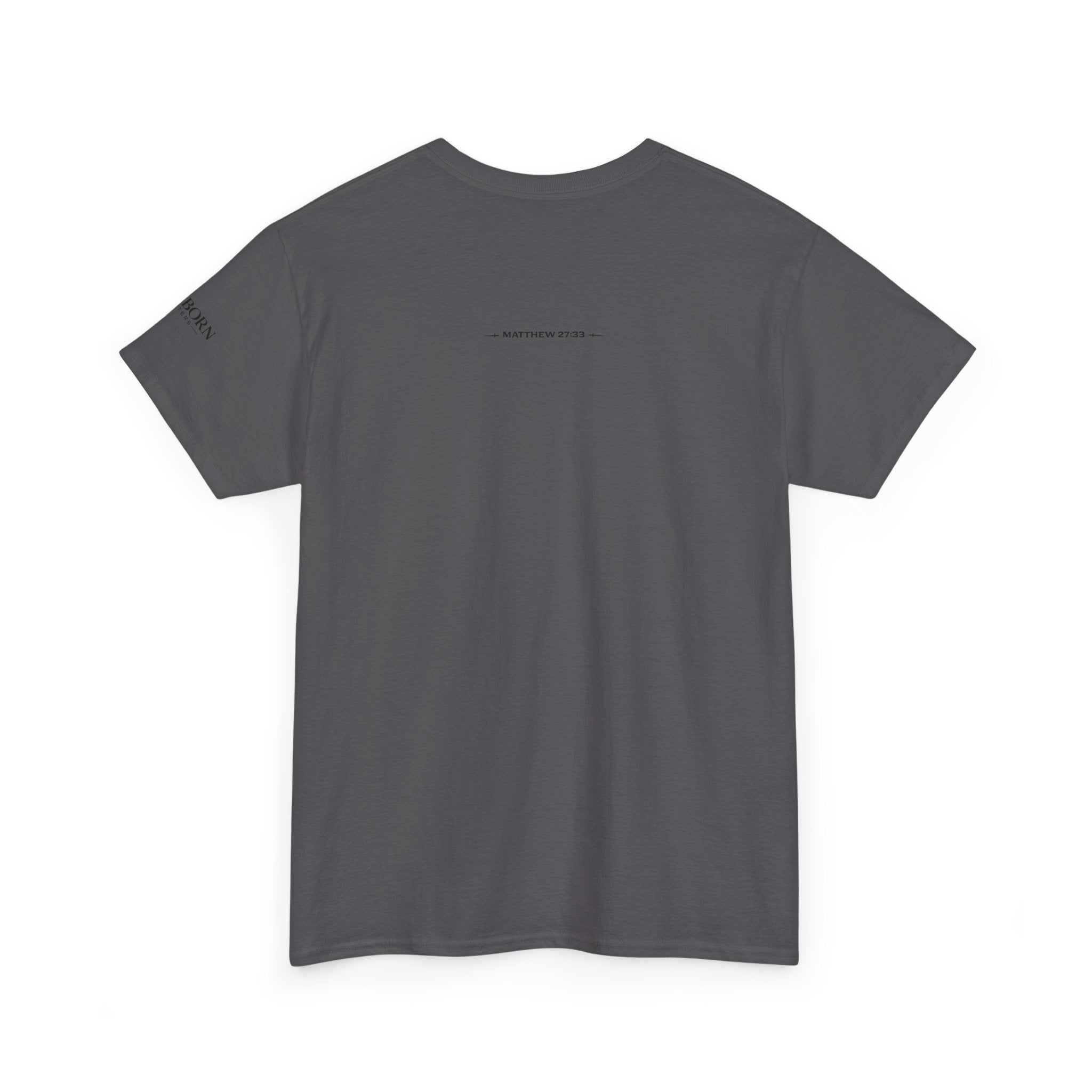 Skull Chest Tee — Minimal Skull Graphic White T-Shirt