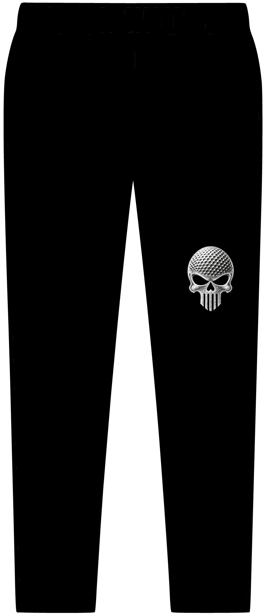 Skull Dot-Pattern Jogger Pants — Men’s Casual Athletic Sweatpants