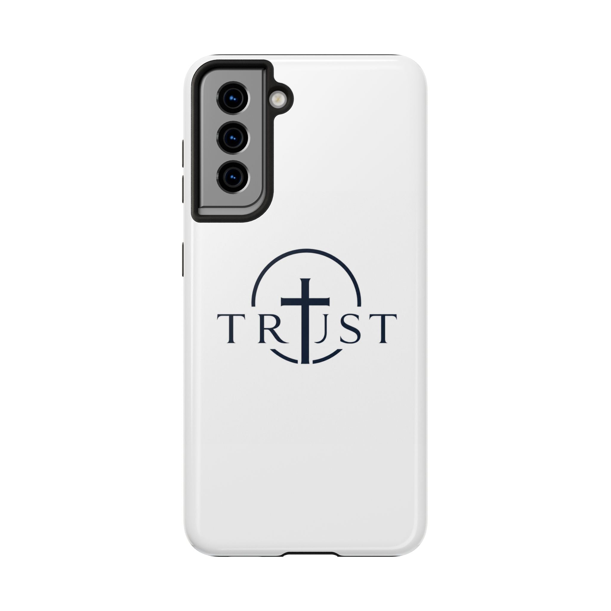 Trust Cross Tough Phone Case — Christian Faith Religious Phone Cover