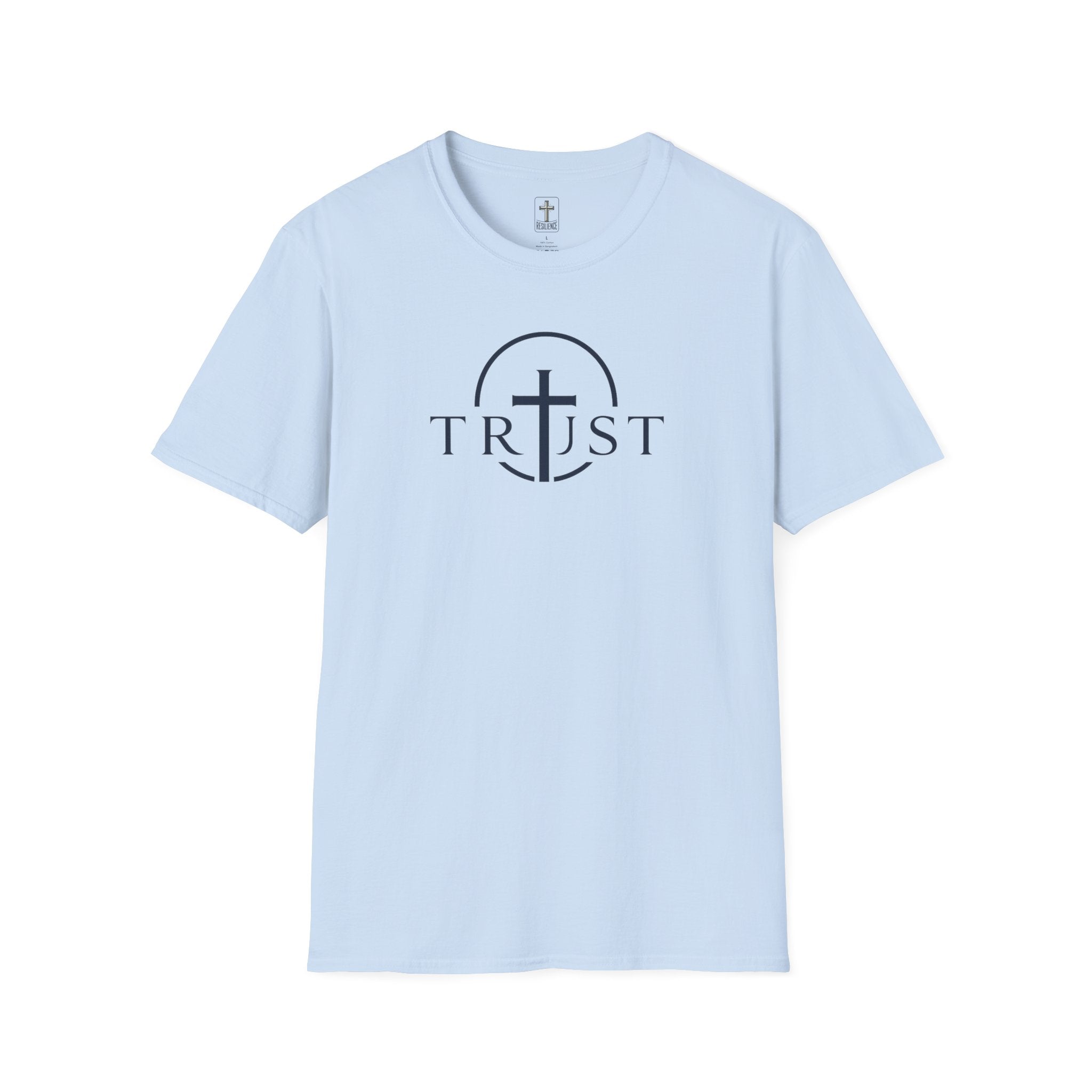 Trust Cross T-Shirt — Faith Christian Graphic Tee