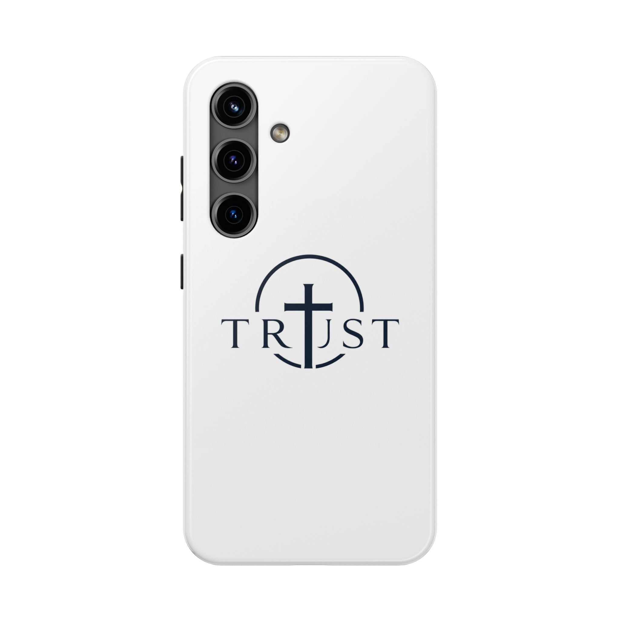 Trust Cross Tough Phone Case — Christian Faith Religious Phone Cover