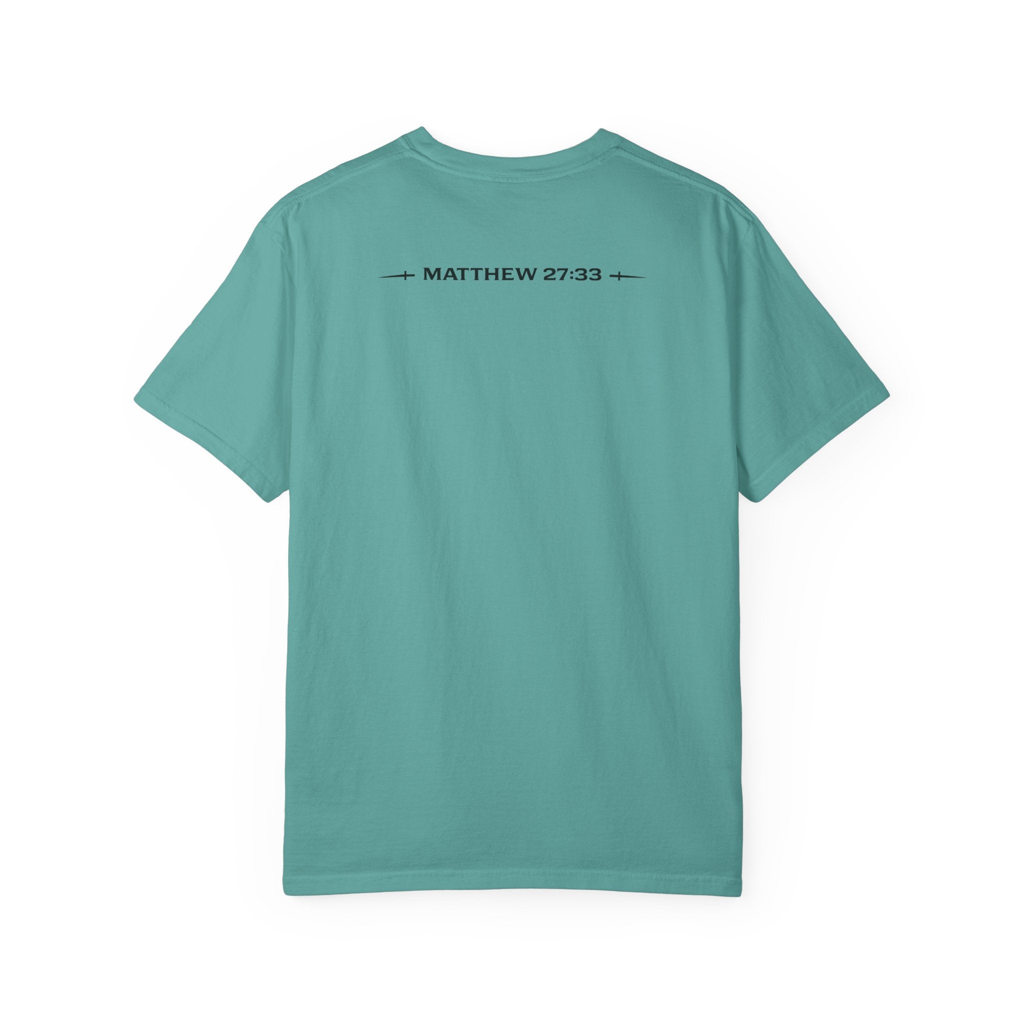 Welborn Putters Golf T-Shirt — Matthew 27:33 Christian Golf Tee