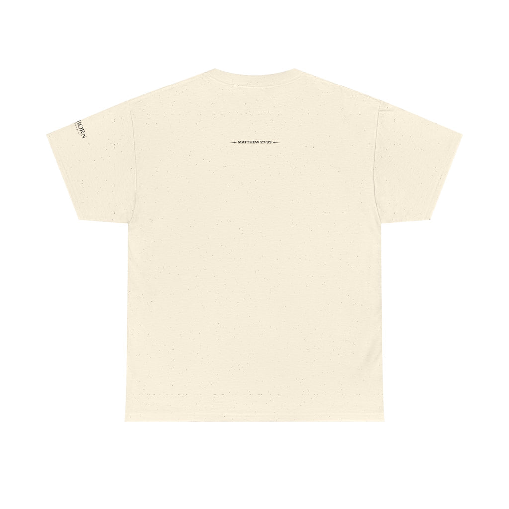 Skull Chest Tee — Minimal Skull Graphic White T-Shirt