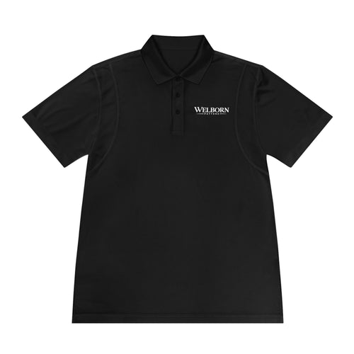 Polo Shirt — 'Welborn' Logo Front & Small Skull Back Athletic Golf Polo
