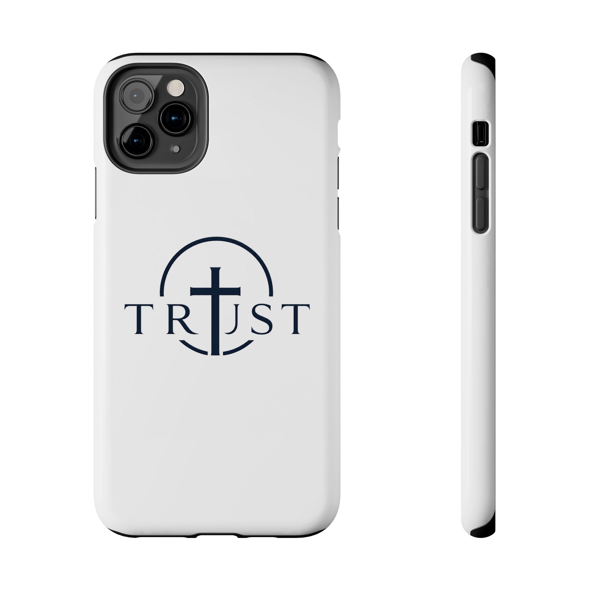 Trust Cross Tough Phone Case — Christian Faith Religious Phone Cover