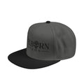 Embroidered Skull Snapback Hat – Urban Baseball Cap with Black Visor