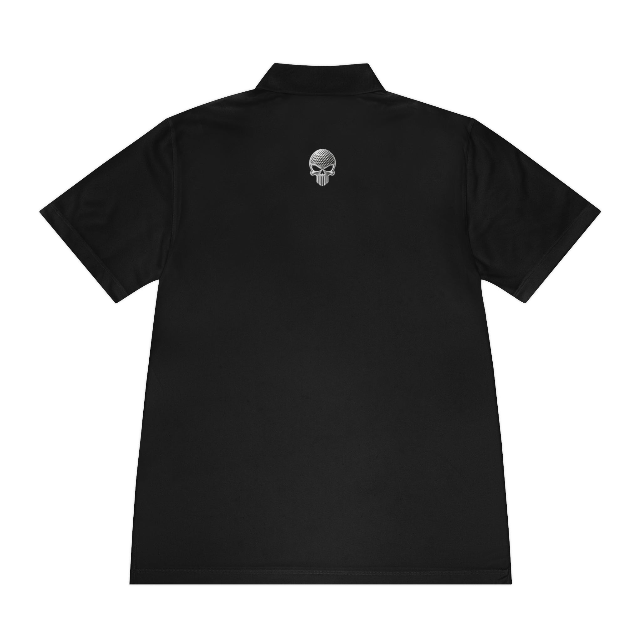 Polo Shirt — 'Welborn' Logo Front & Small Skull Back Athletic Golf Polo