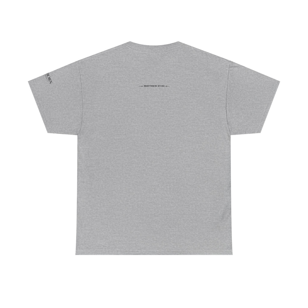 Skull Chest Tee — Minimal Skull Graphic White T-Shirt