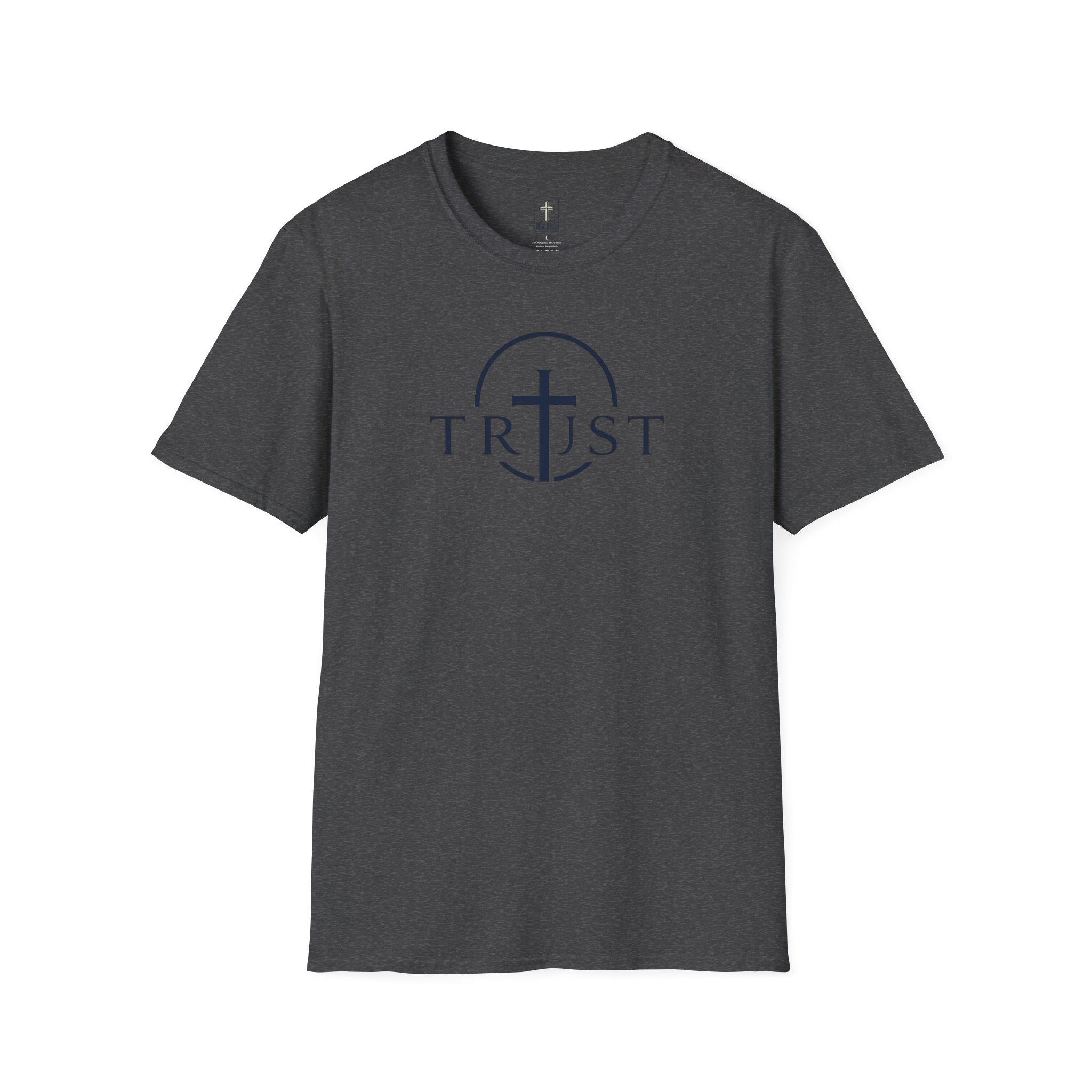 Trust Cross T-Shirt — Faith Christian Graphic Tee
