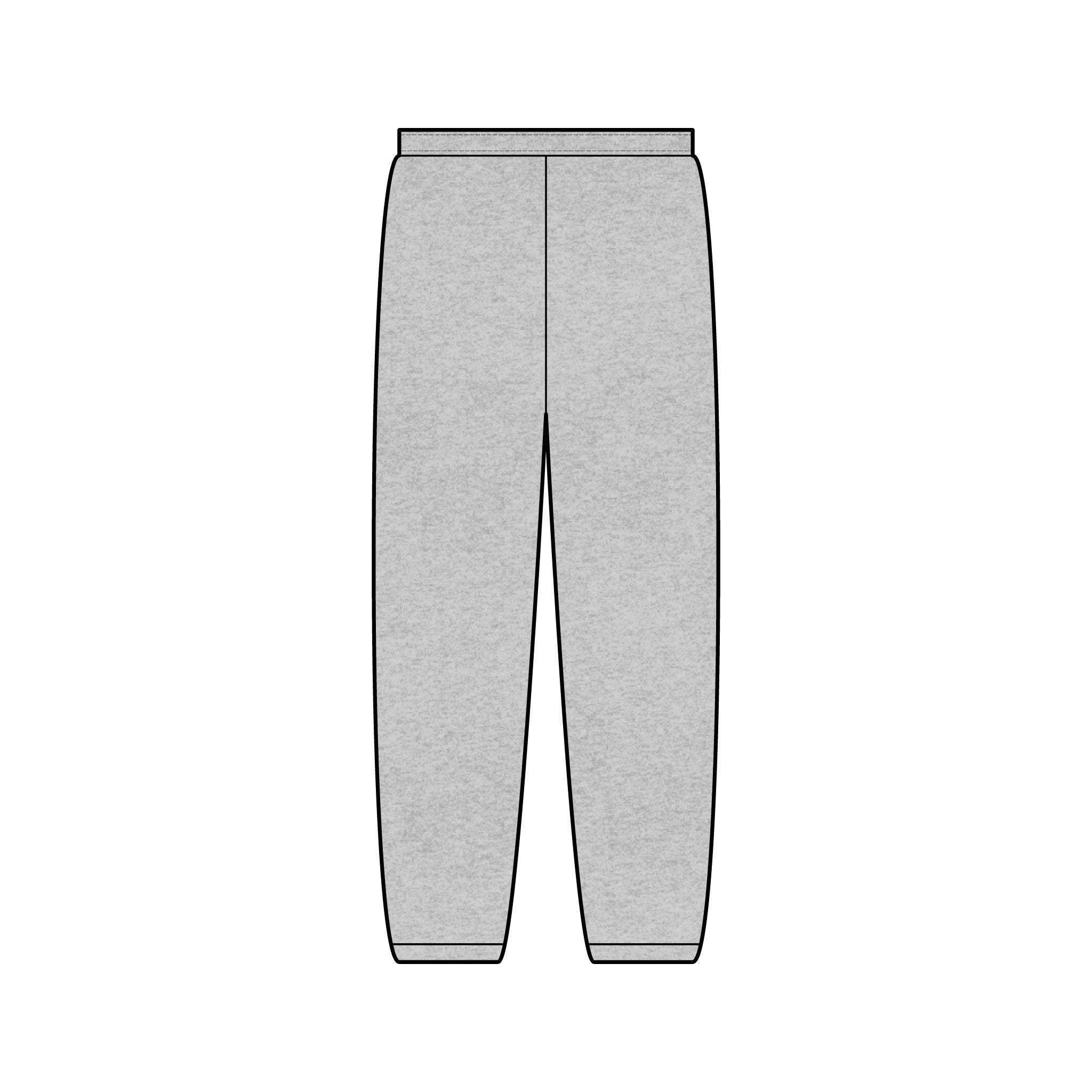 Welborn Logo Sweatpants — Vertical Skull Graphic Joggers
