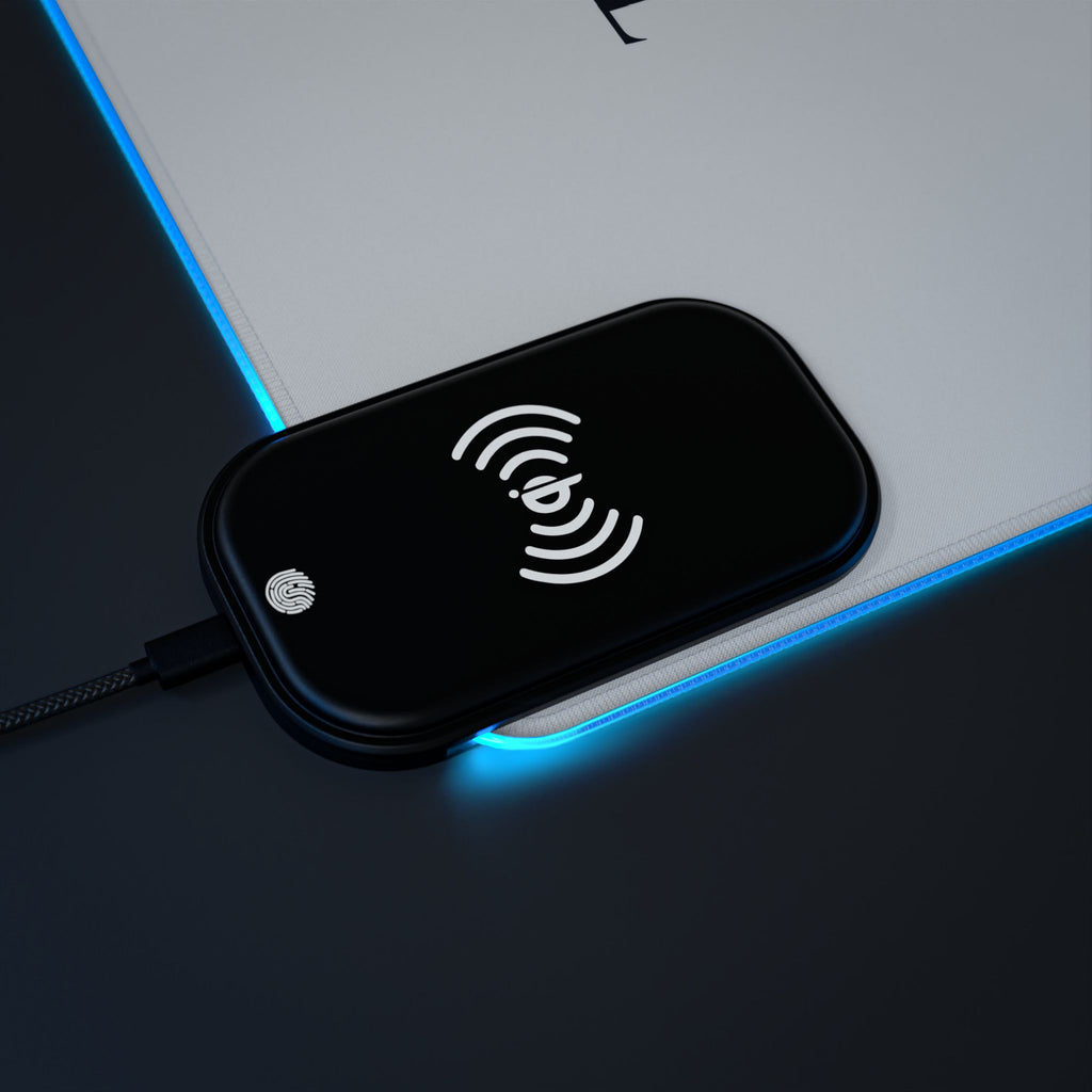 LED Wireless Charging Mouse Pad — TRUST Cross Design