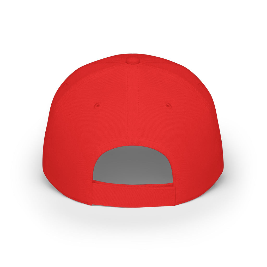 Welborn Embroidered Baseball Cap — Low Profile Red Hat