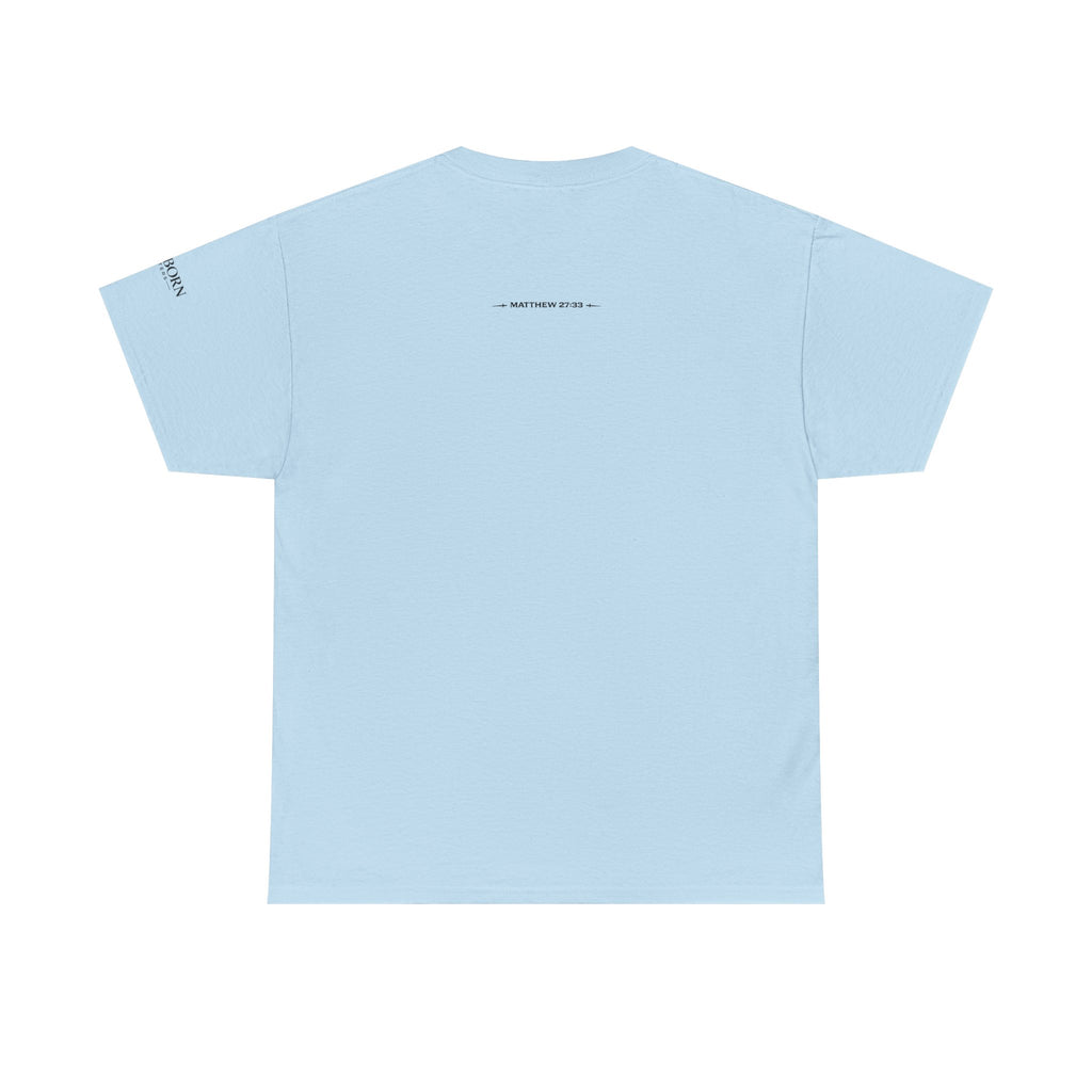 Skull Chest Tee — Minimal Skull Graphic White T-Shirt