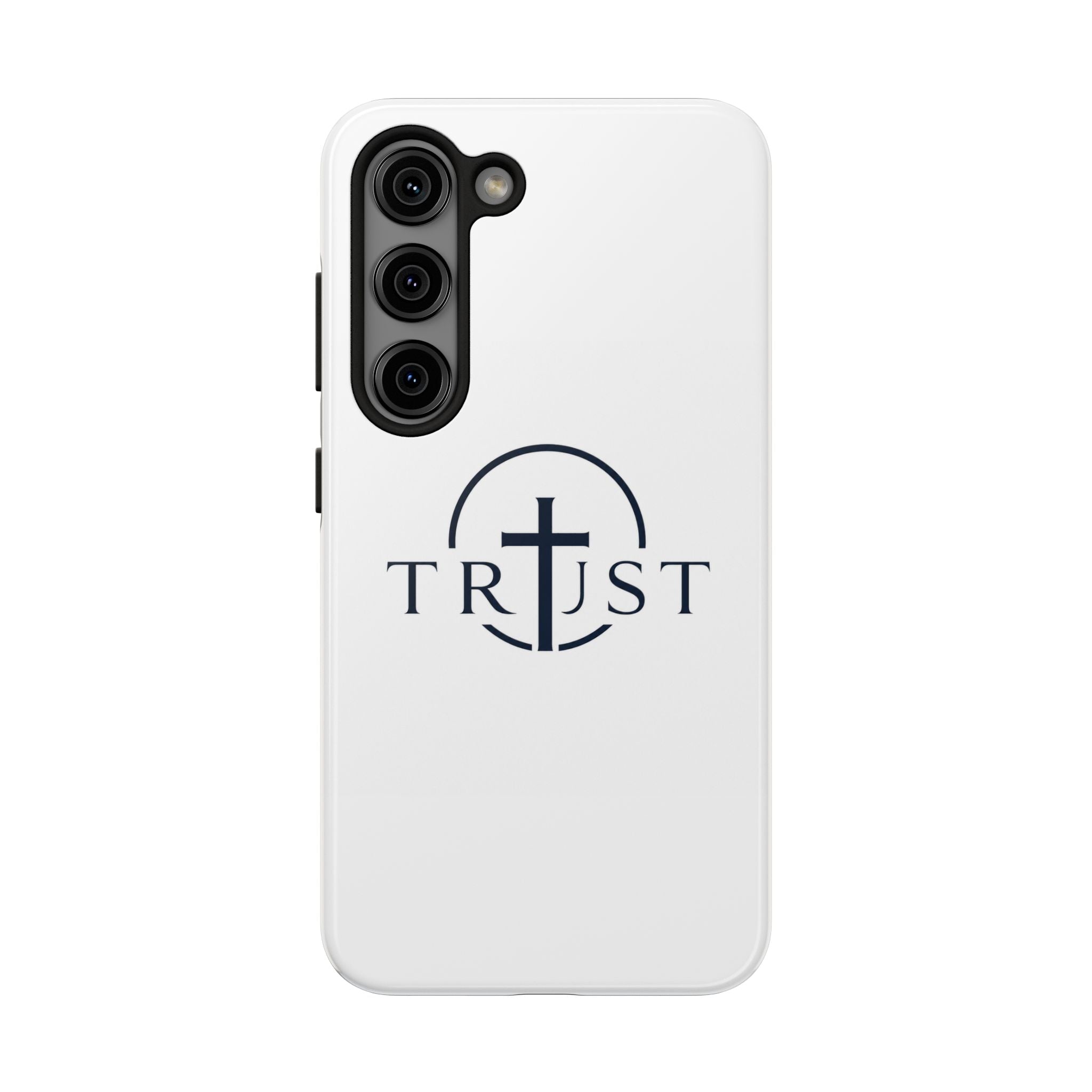 Trust Cross Tough Phone Case — Christian Faith Religious Phone Cover