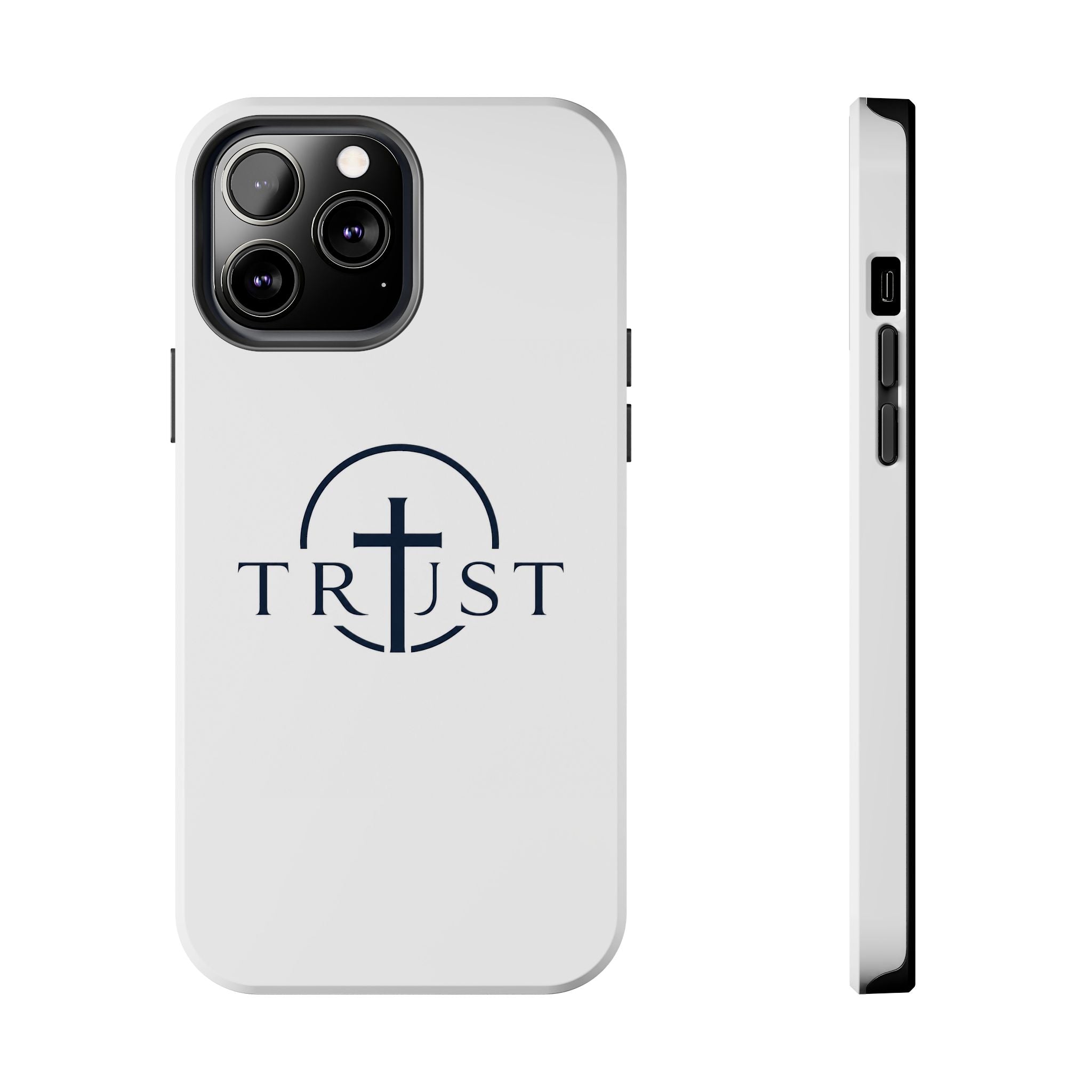 Trust Cross Tough Phone Case — Christian Faith Religious Phone Cover