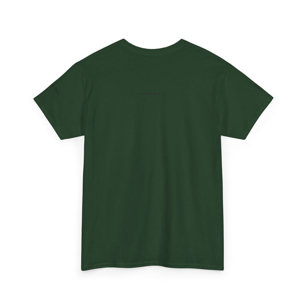 Skull Chest Tee — Minimal Skull Graphic White T-Shirt