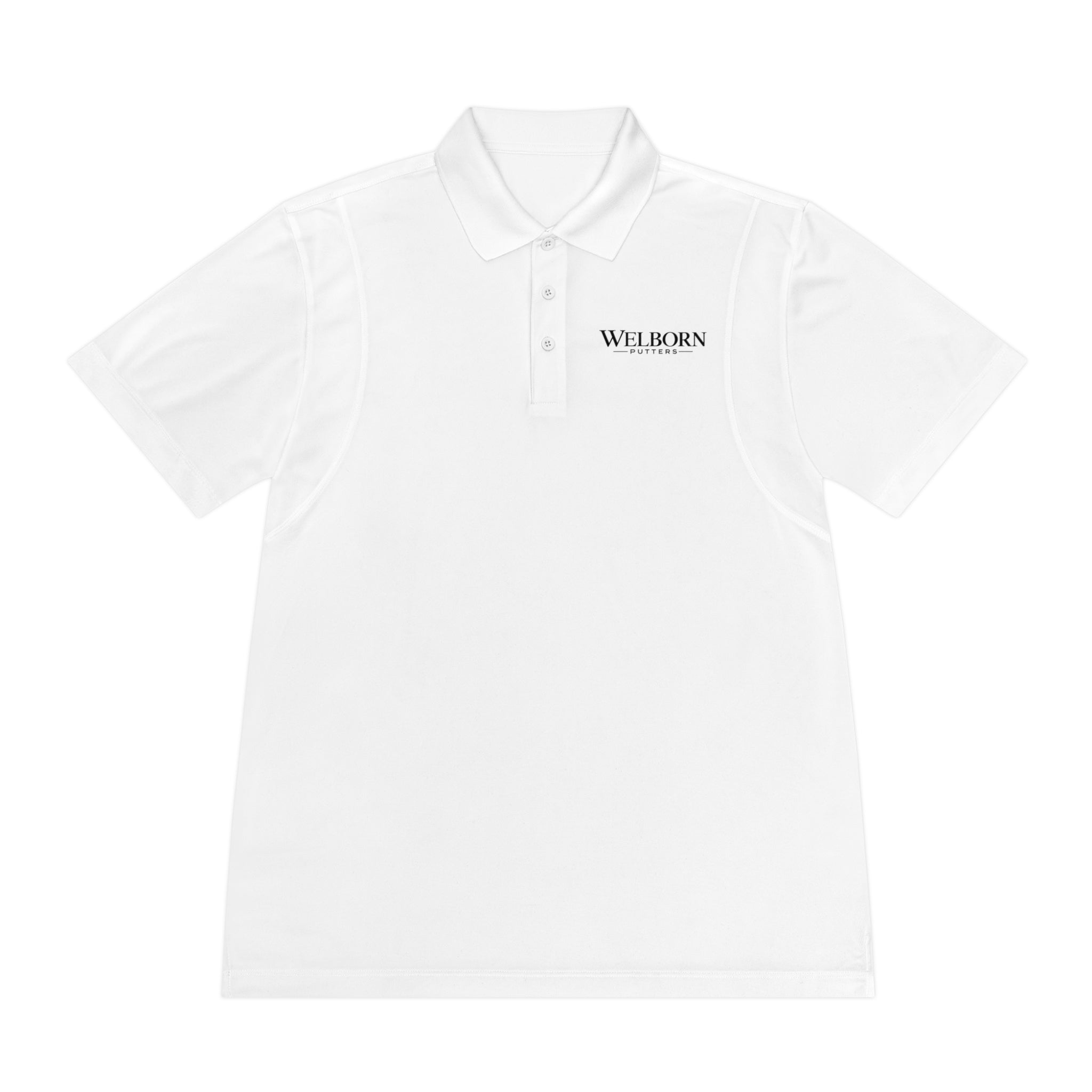 Welborn Skull Logo Polo Shirt — Men's Performance Sport Polo
