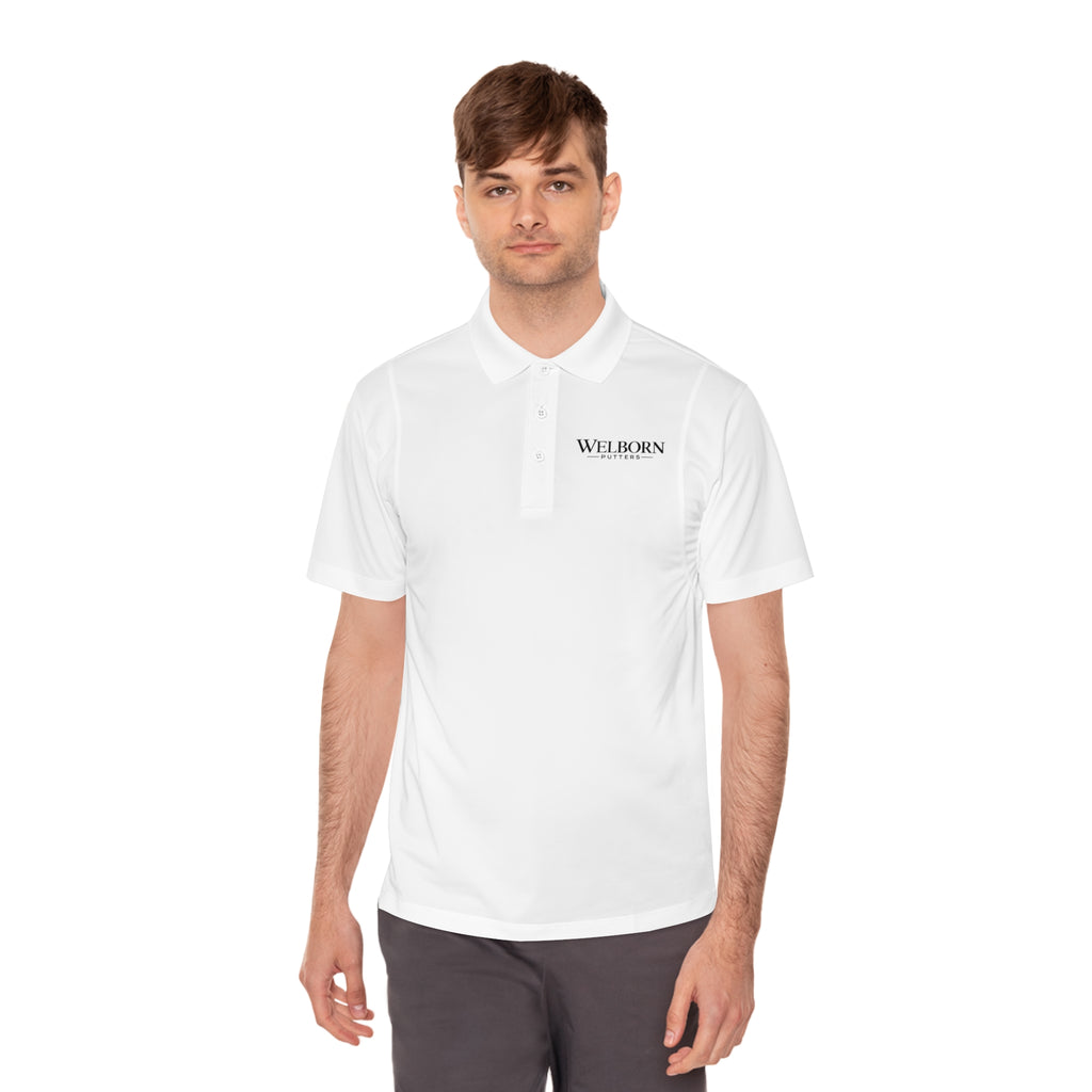 Welborn Skull Logo Polo Shirt — Men's Performance Sport Polo