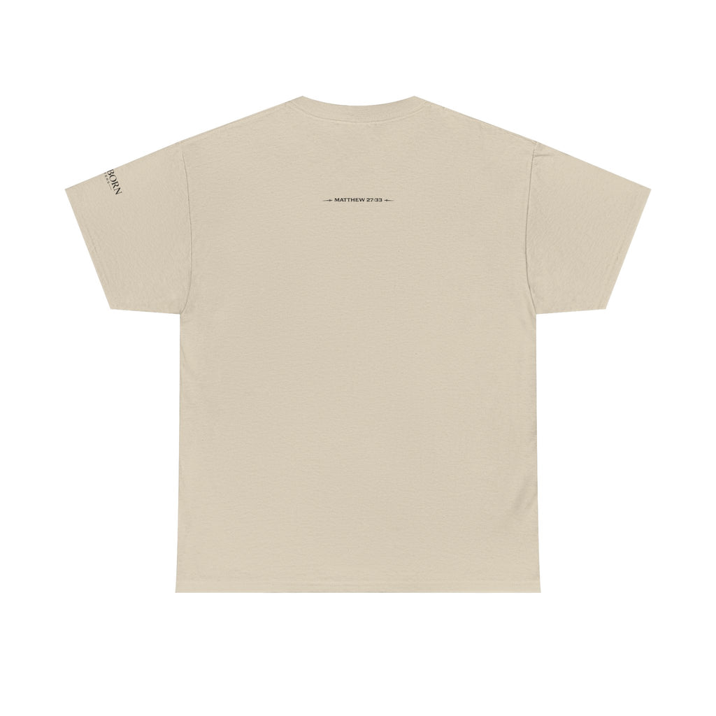 Skull Chest Tee — Minimal Skull Graphic White T-Shirt