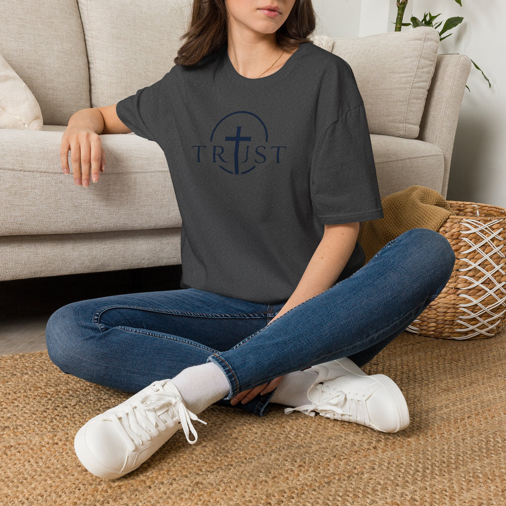 Trust Cross T-Shirt — Faith Christian Graphic Tee
