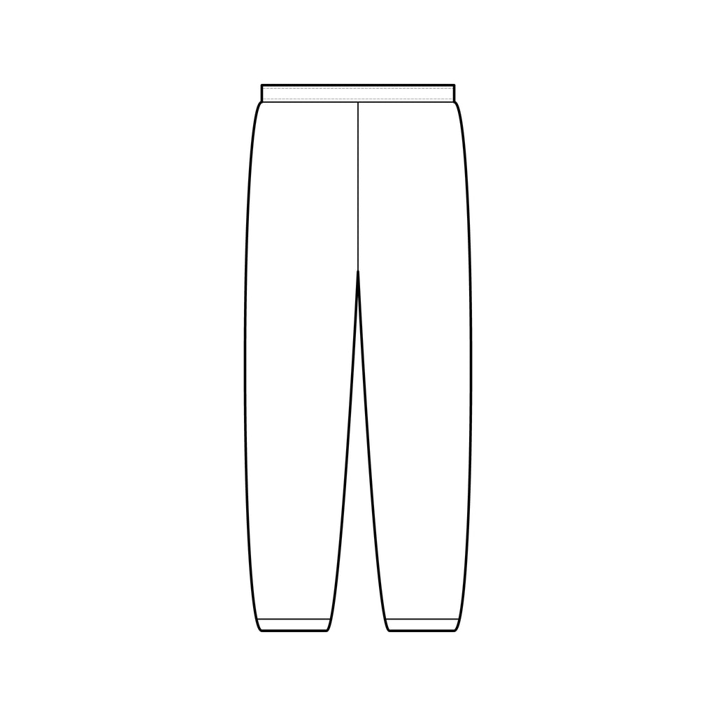Welborn Logo Sweatpants — Vertical Skull Graphic Joggers