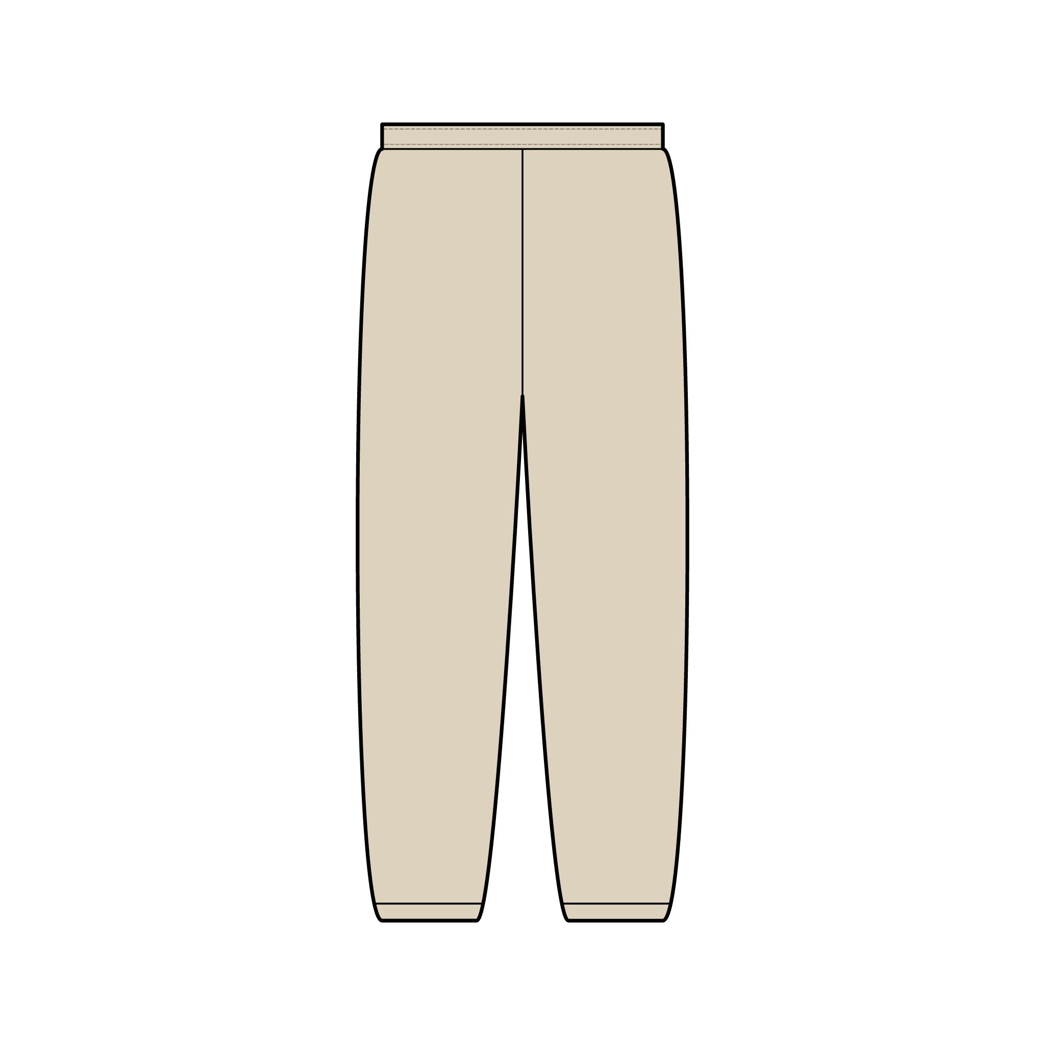Welborn Logo Sweatpants — Vertical Skull Graphic Joggers
