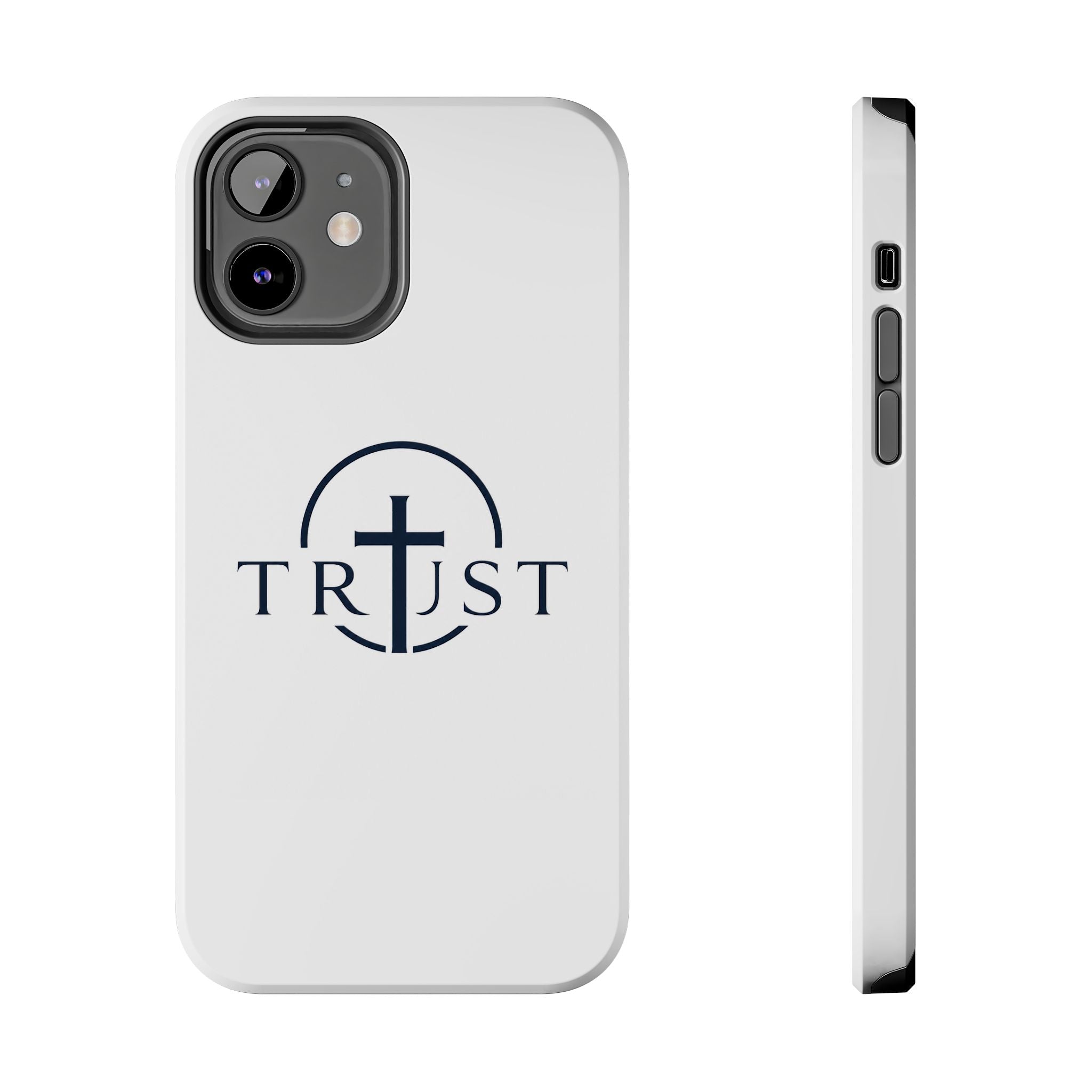 Trust Cross Tough Phone Case — Christian Faith Religious Phone Cover