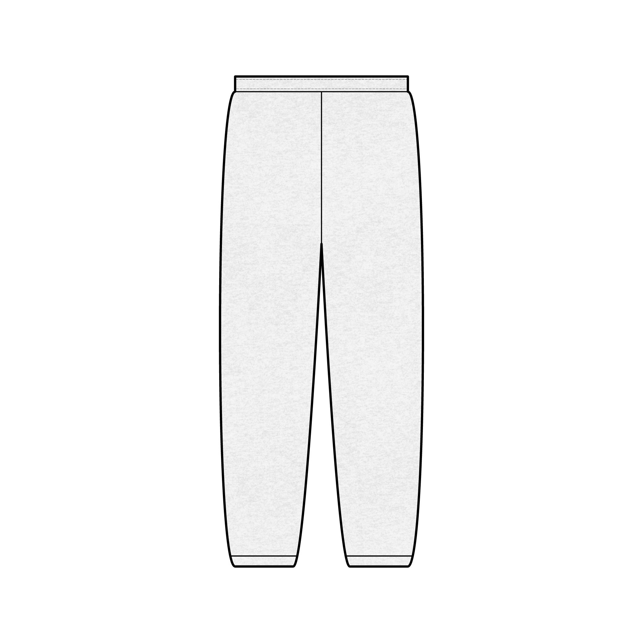 Welborn Logo Sweatpants — Vertical Skull Graphic Joggers