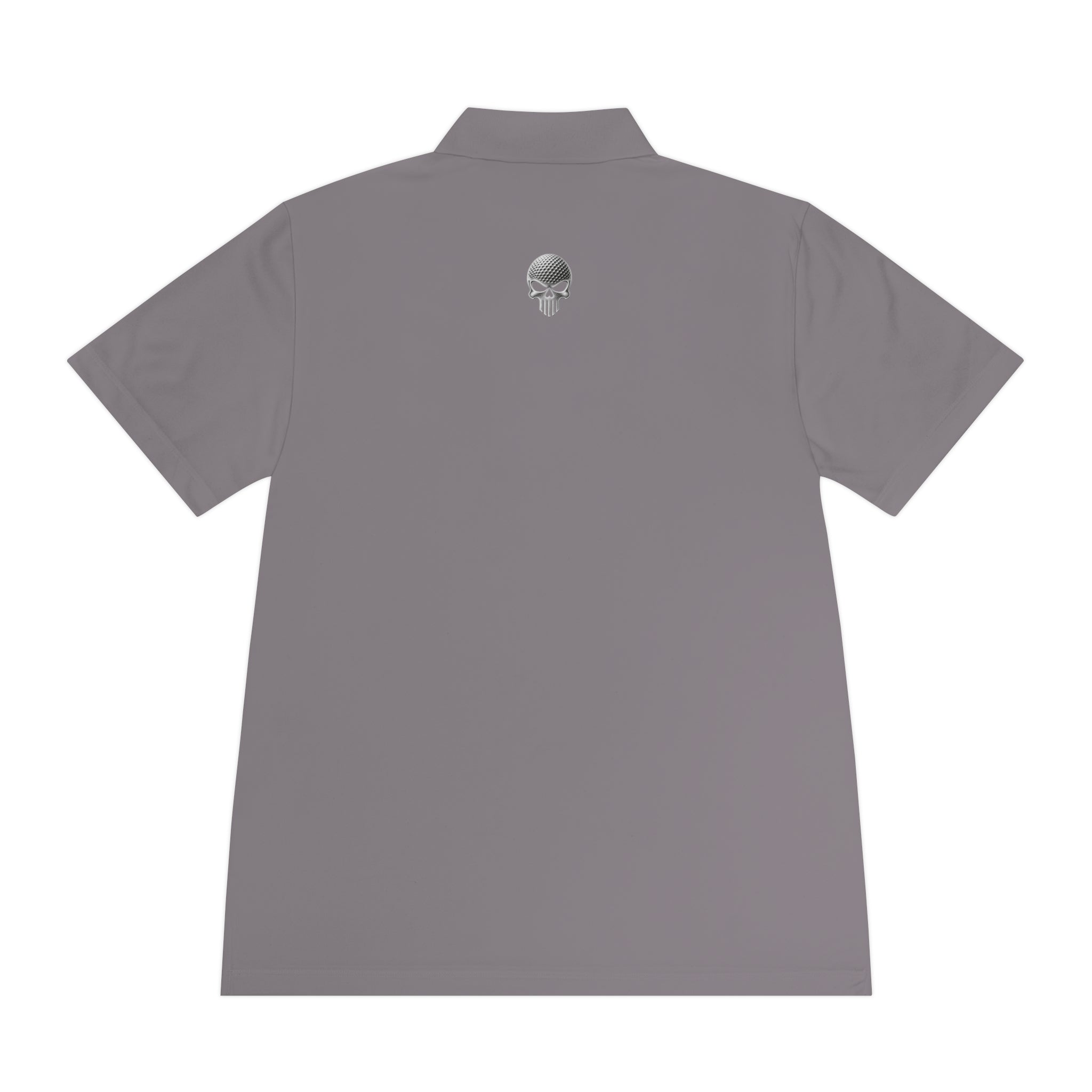 Polo Shirt — 'Welborn' Logo Front & Small Skull Back Athletic Golf Polo