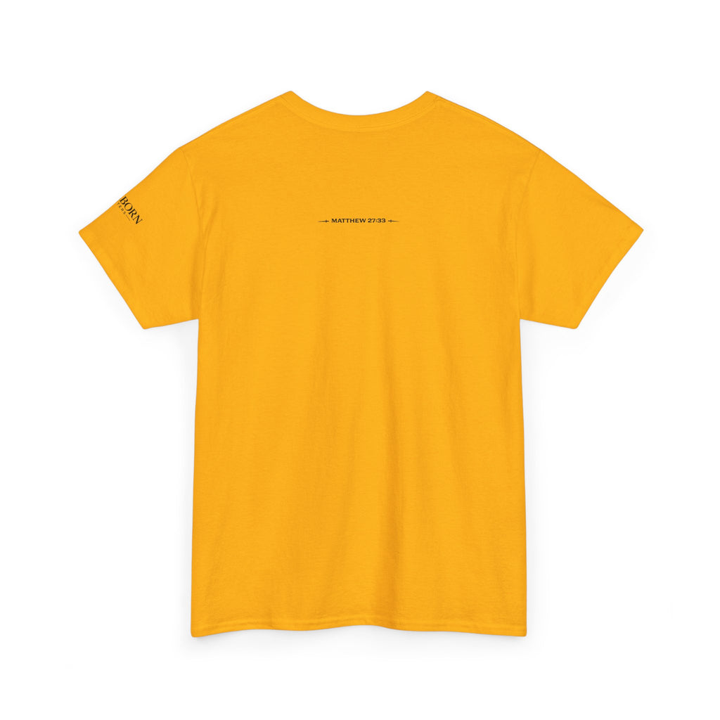 Skull Chest Tee — Minimal Skull Graphic White T-Shirt
