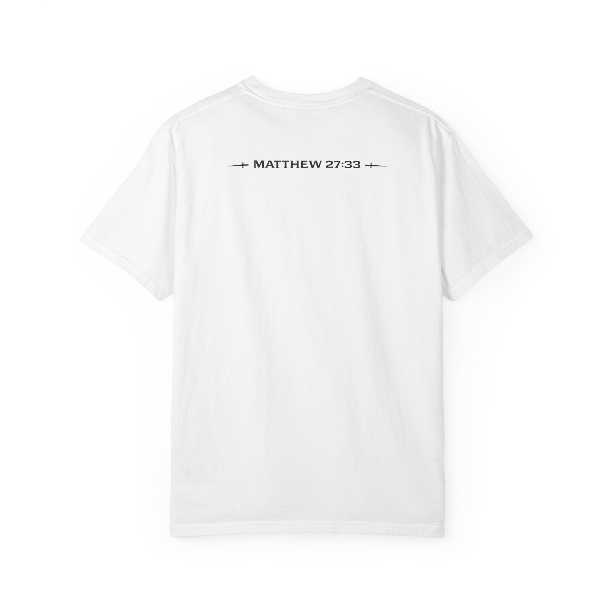 Welborn Putters Golf T-Shirt — Matthew 27:33 Christian Golf Tee