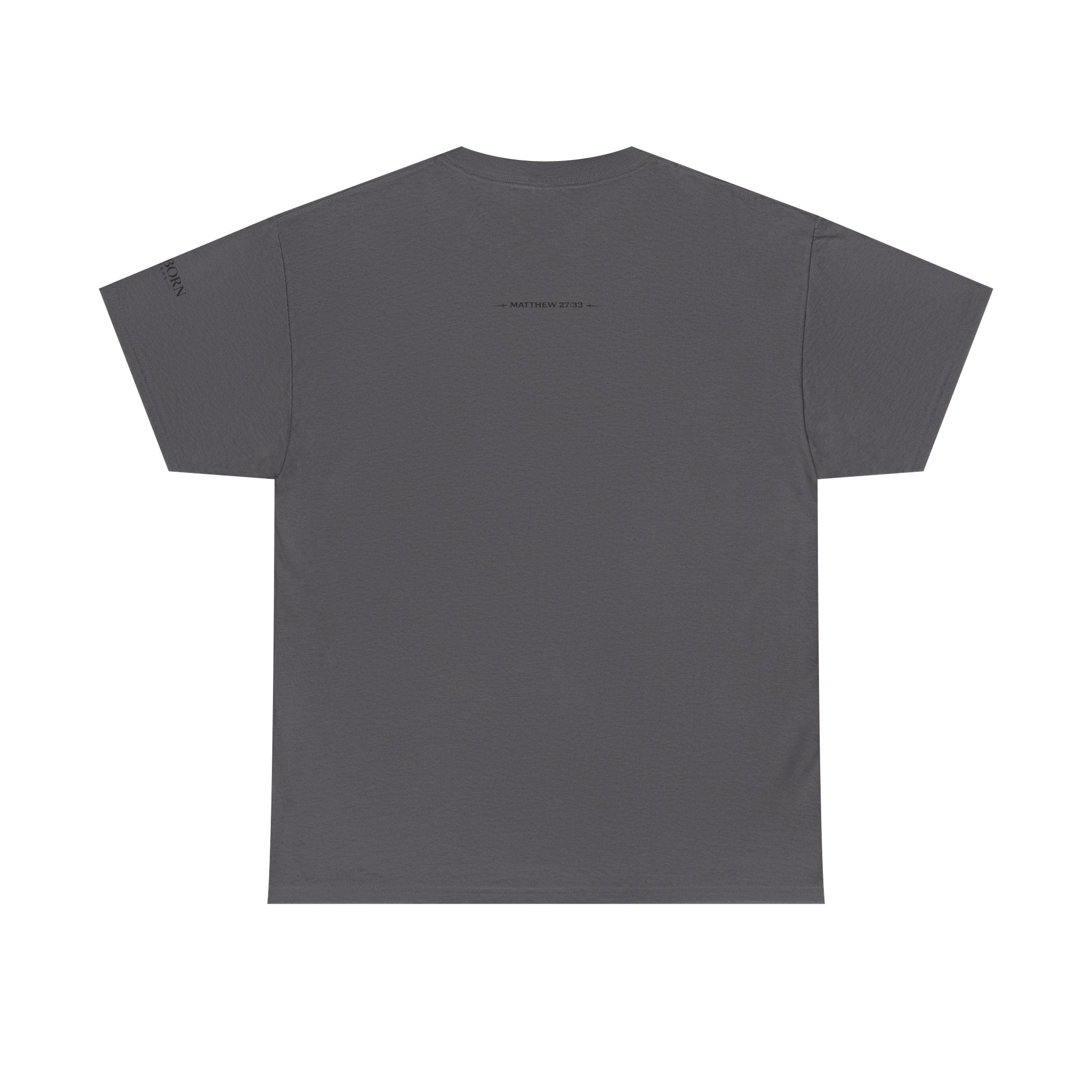 Skull Chest Tee — Minimal Skull Graphic White T-Shirt