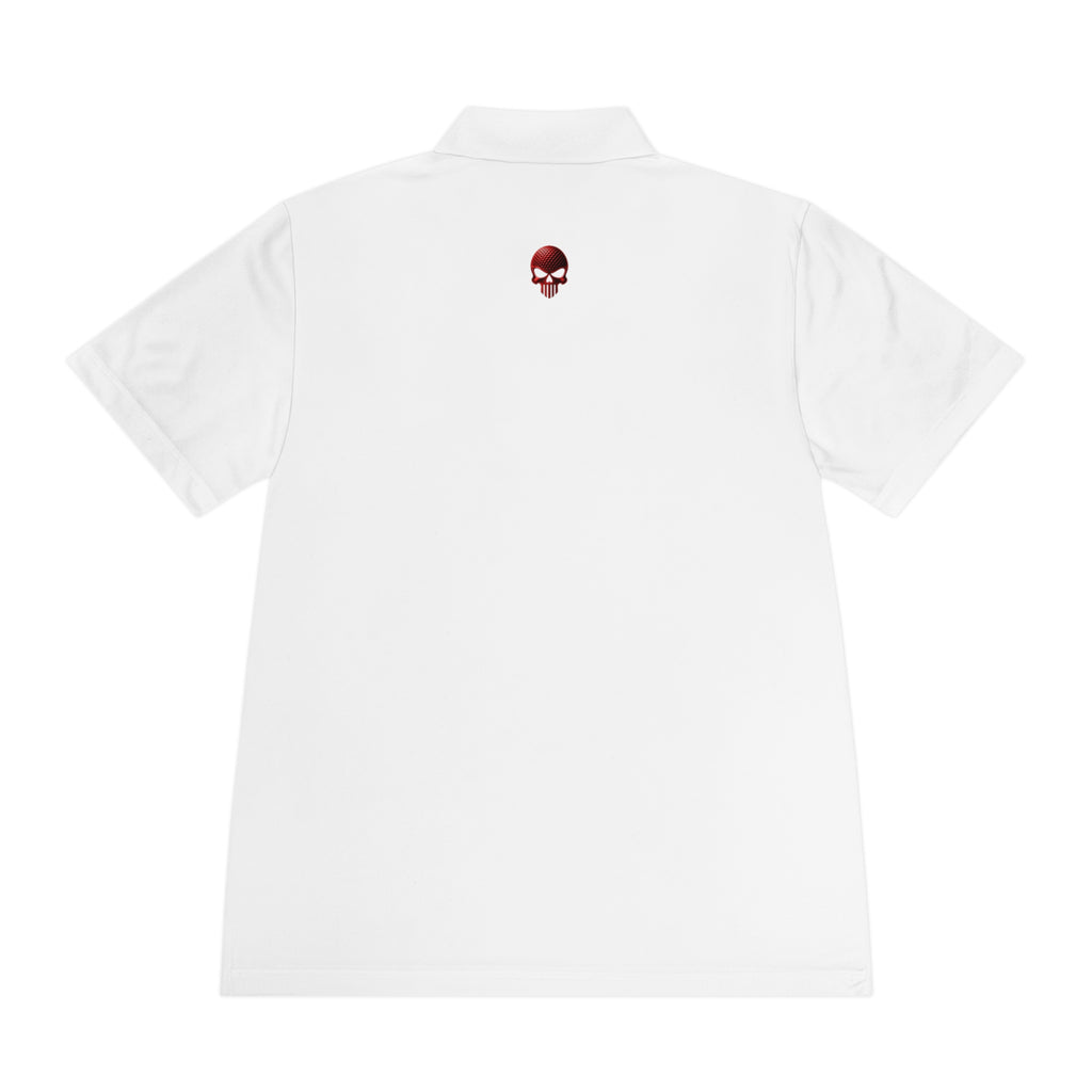 Welborn Skull Logo Polo Shirt — Men's Performance Sport Polo