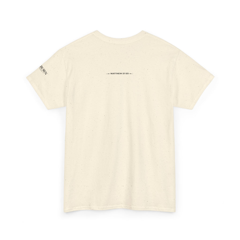 Skull Chest Tee — Minimal Skull Graphic White T-Shirt