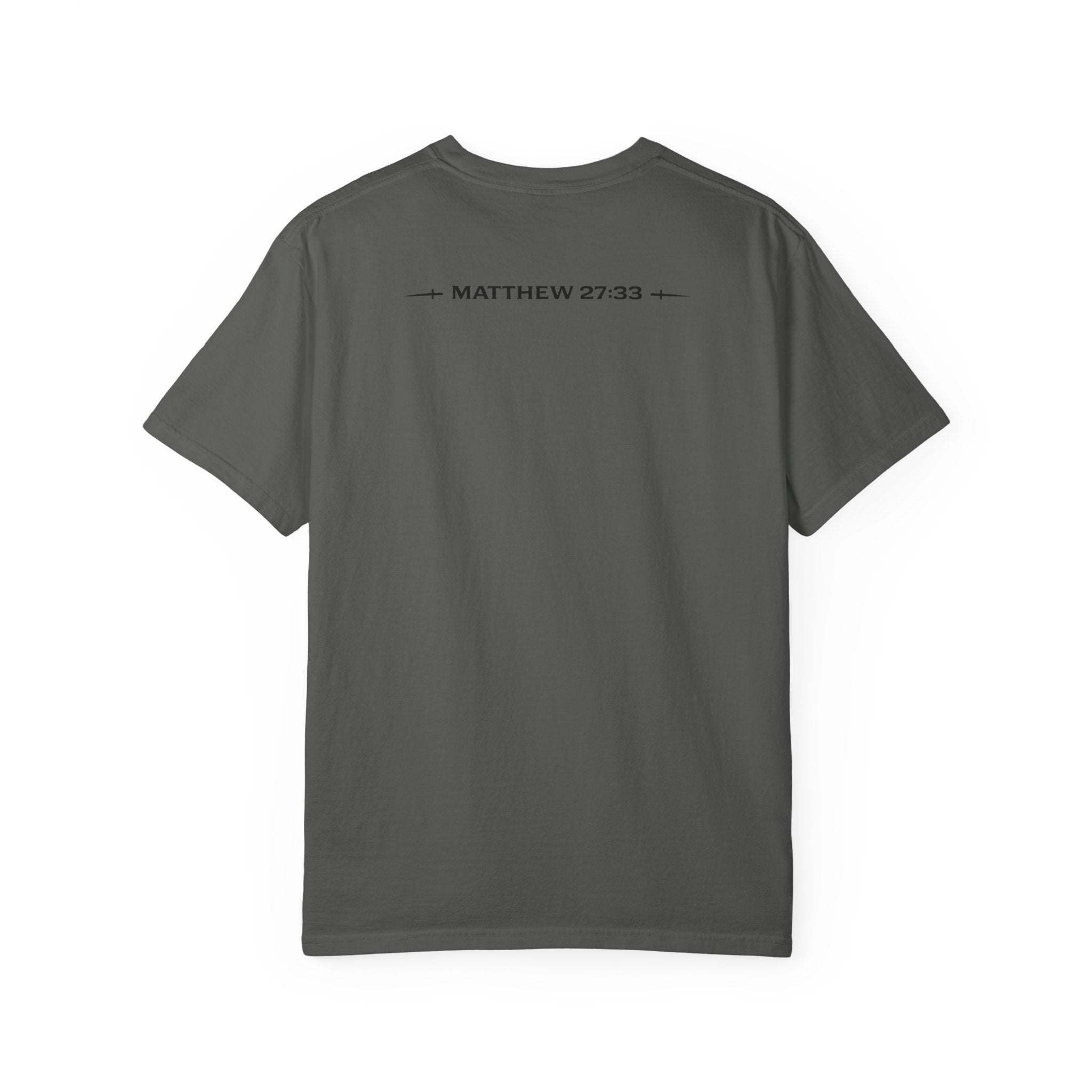 Welborn Putters Golf T-Shirt — Matthew 27:33 Christian Golf Tee