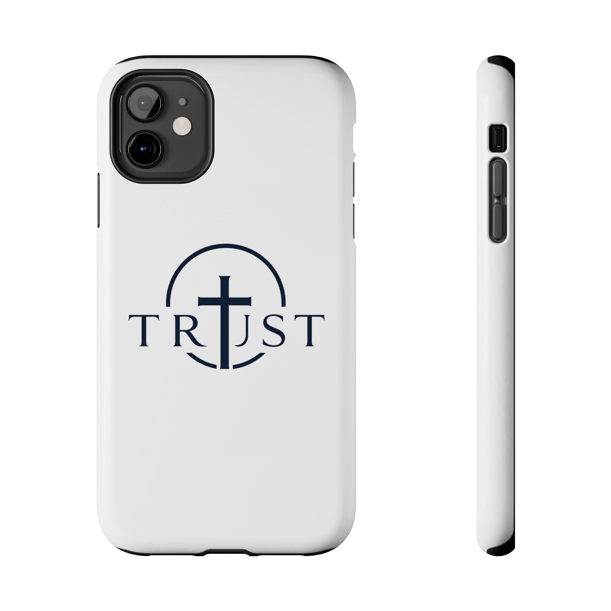 Trust Cross Tough Phone Case — Christian Faith Religious Phone Cover