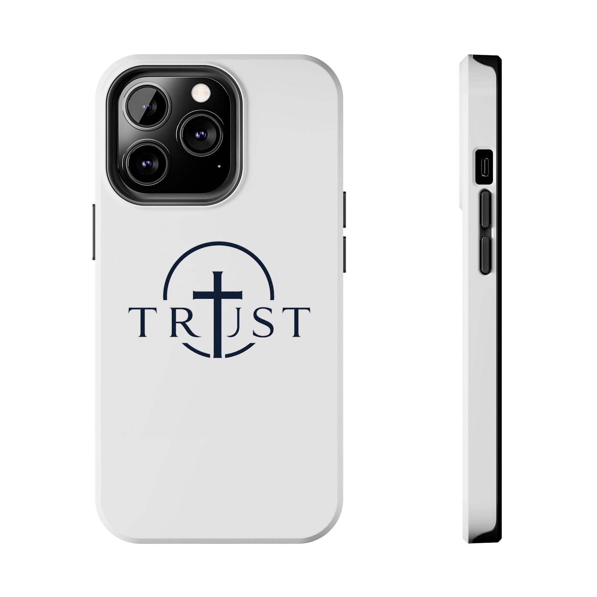 Trust Cross Tough Phone Case — Christian Faith Religious Phone Cover