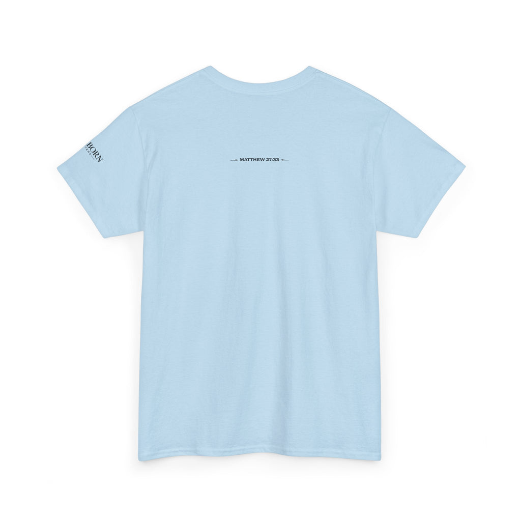 Skull Chest Tee — Minimal Skull Graphic White T-Shirt