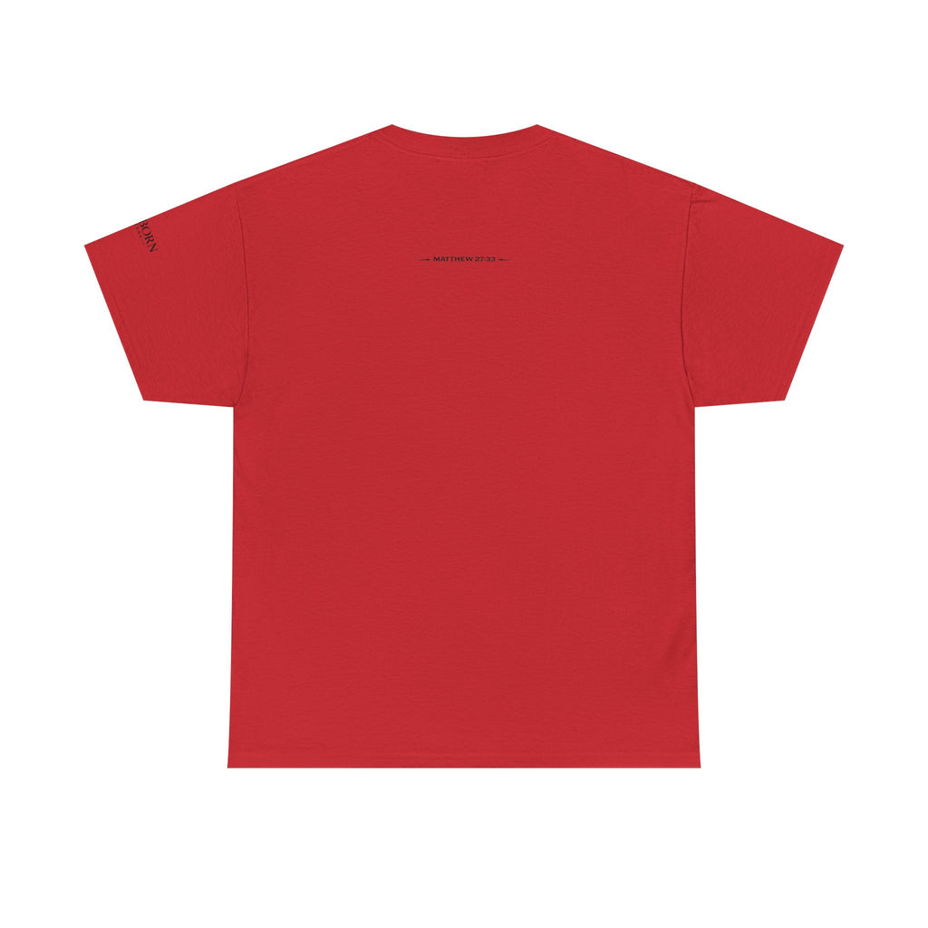 Skull Chest Tee — Minimal Skull Graphic White T-Shirt