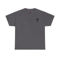 Skull Chest Tee — Minimal Skull Graphic White T-Shirt
