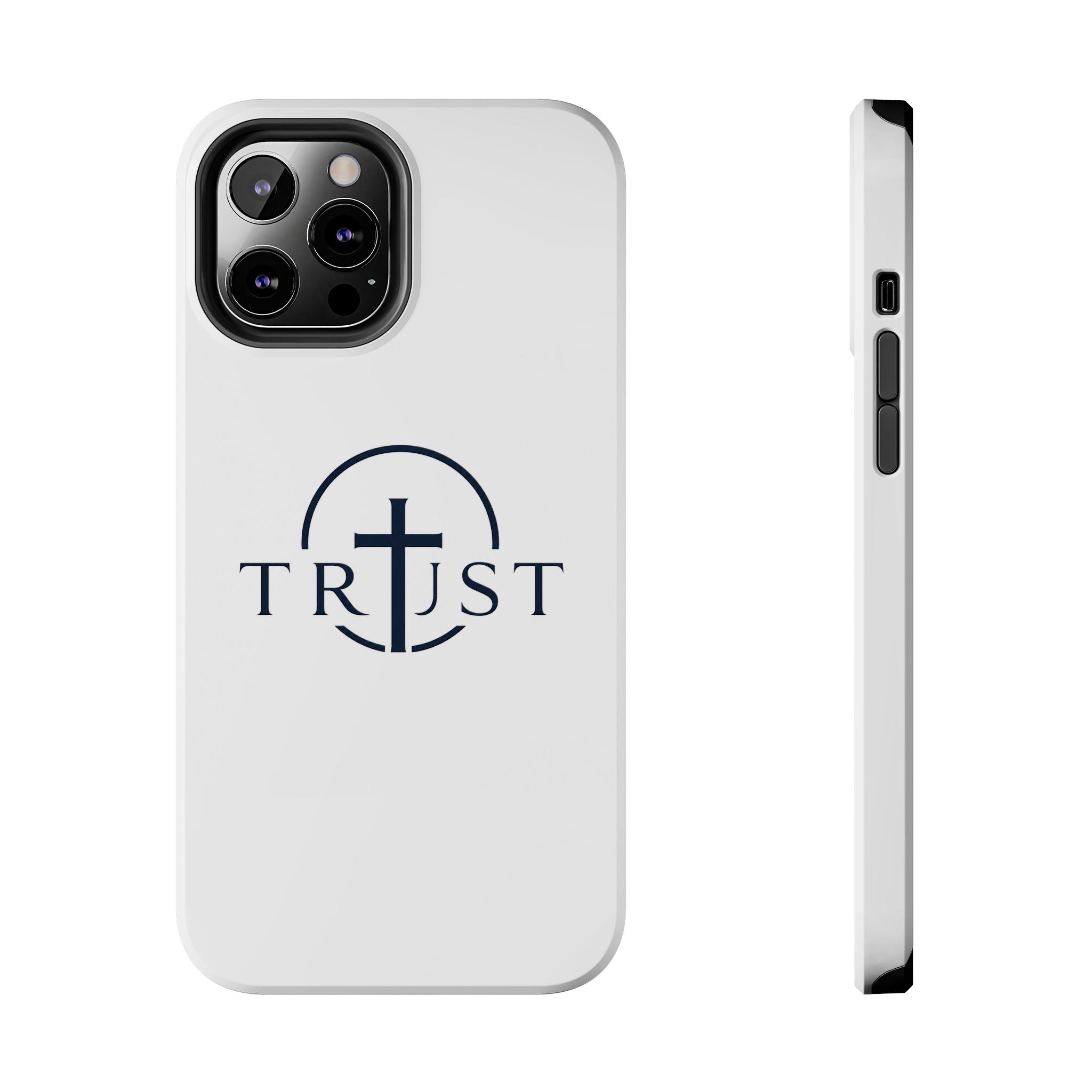 Trust Cross Tough Phone Case — Christian Faith Religious Phone Cover