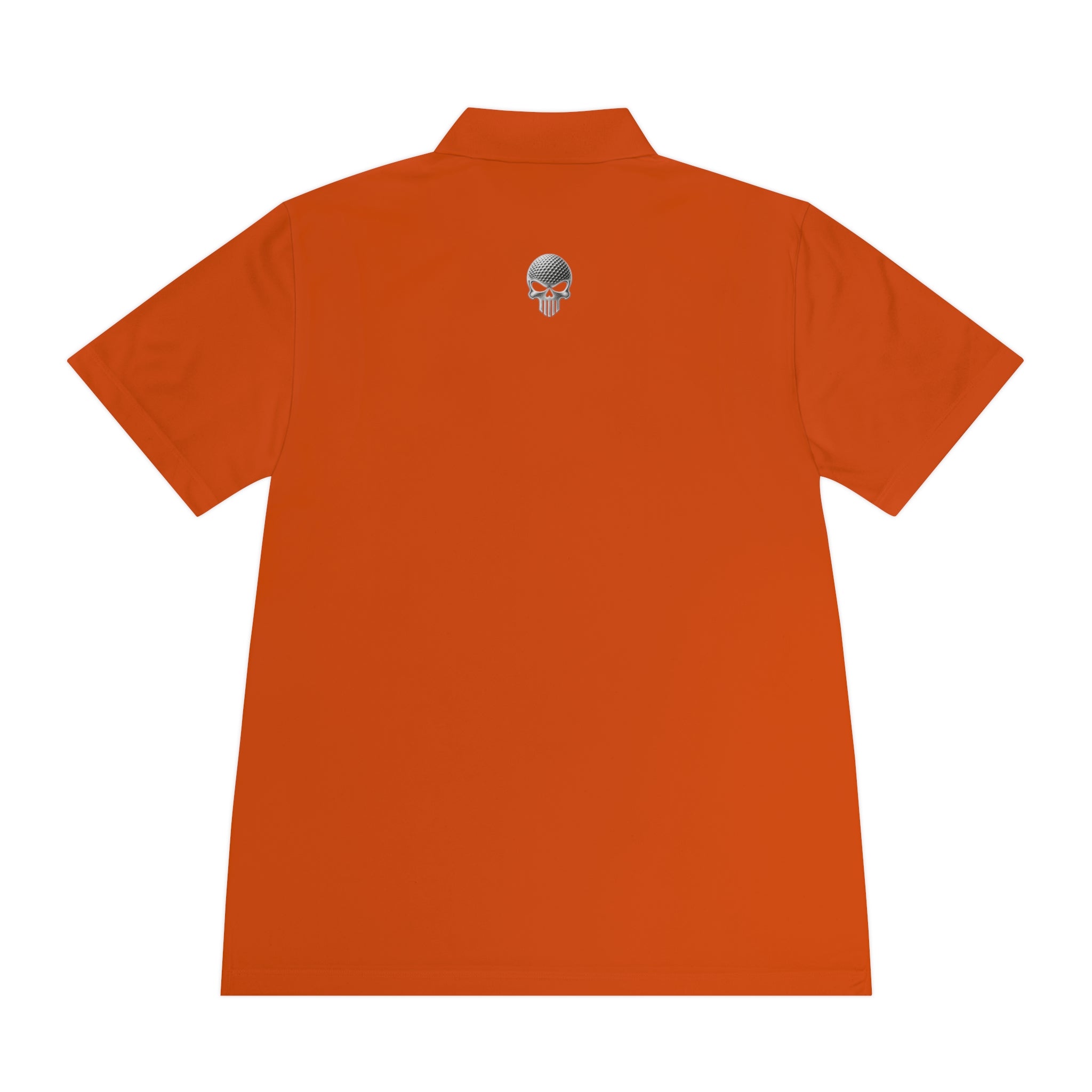 Polo Shirt — 'Welborn' Logo Front & Small Skull Back Athletic Golf Polo