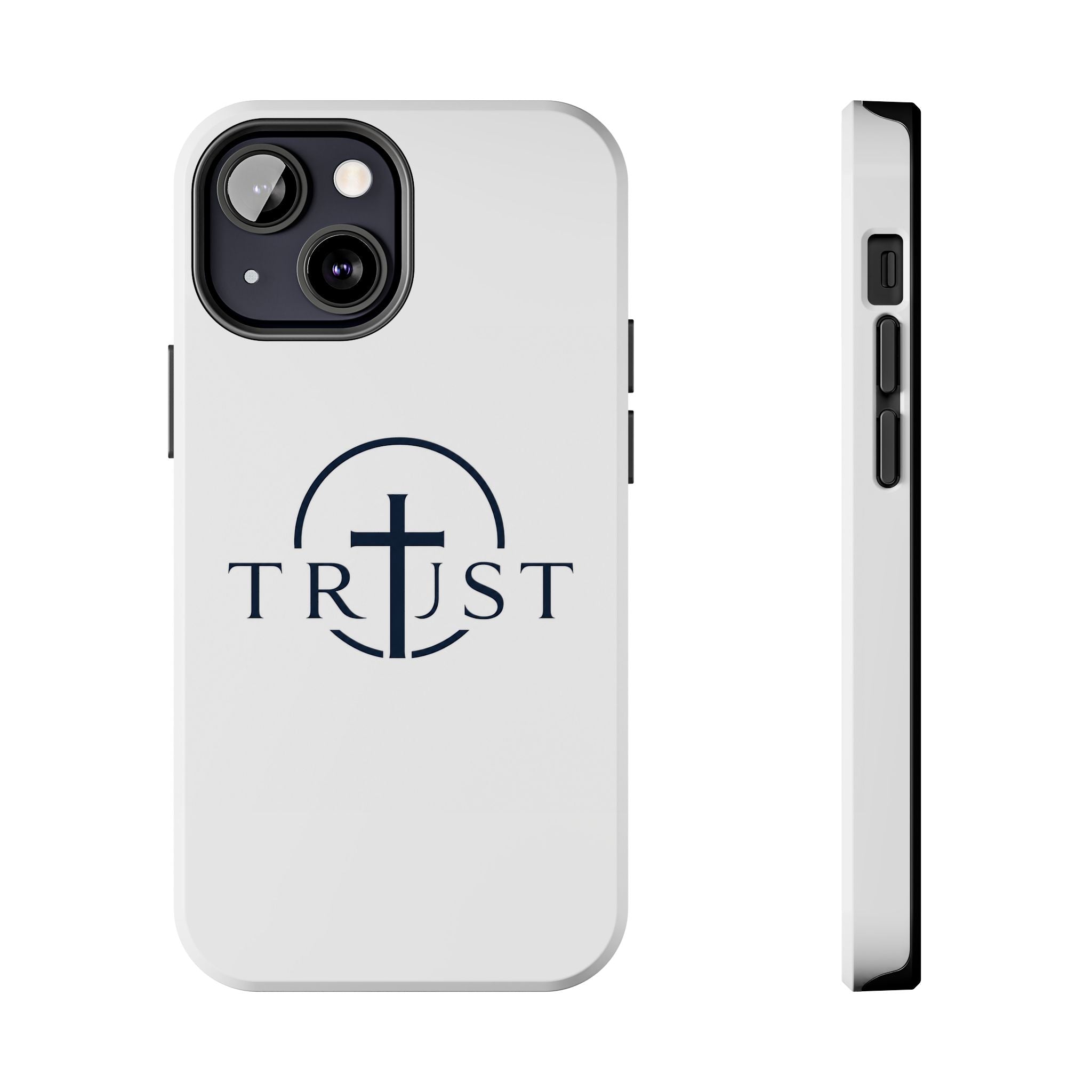Trust Cross Tough Phone Case — Christian Faith Religious Phone Cover