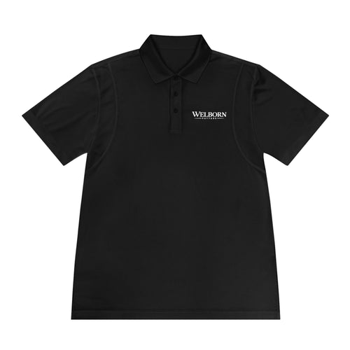 Polo Shirt — 'Welborn' Logo Front & Small Skull Back Athletic Golf Polo