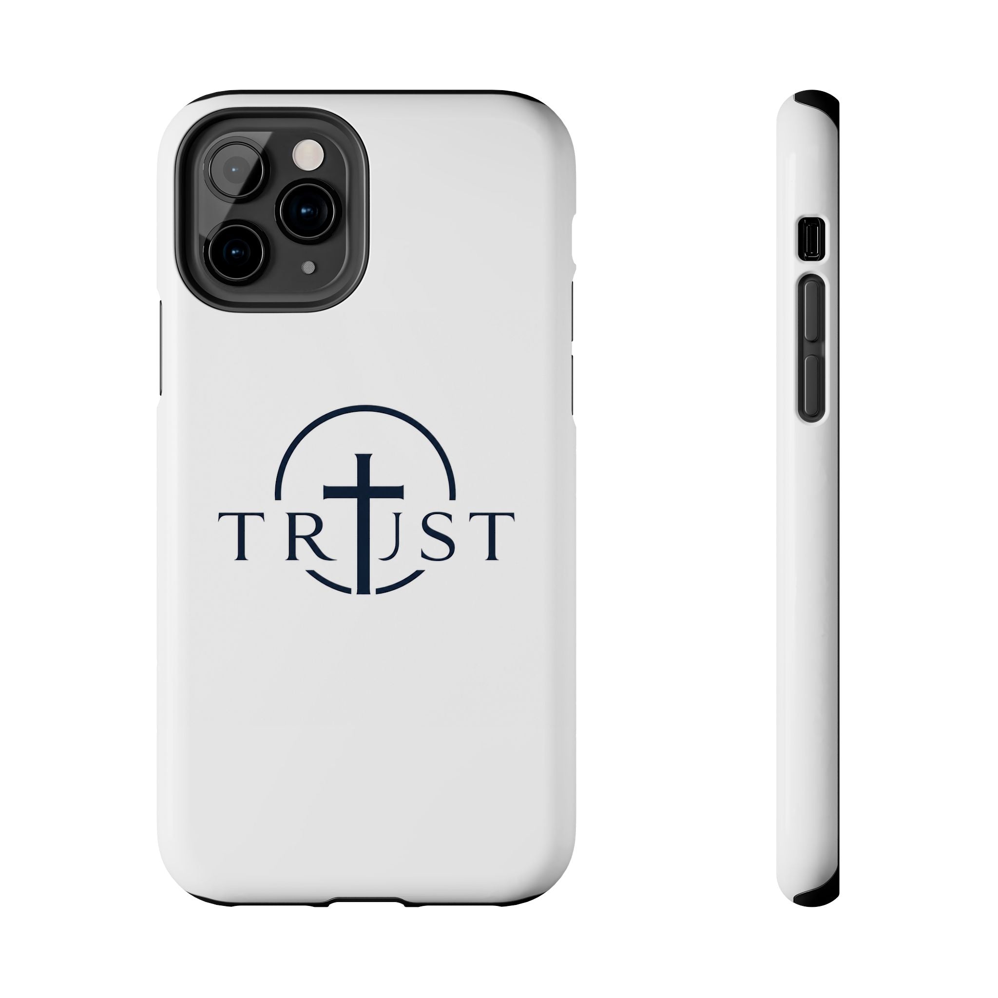 Trust Cross Tough Phone Case — Christian Faith Religious Phone Cover