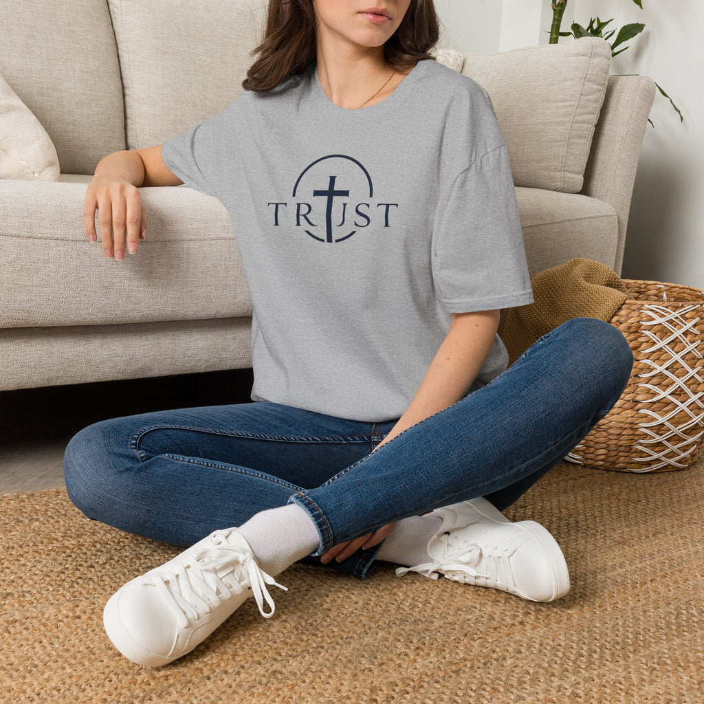 Trust Cross T-Shirt — Faith Christian Graphic Tee