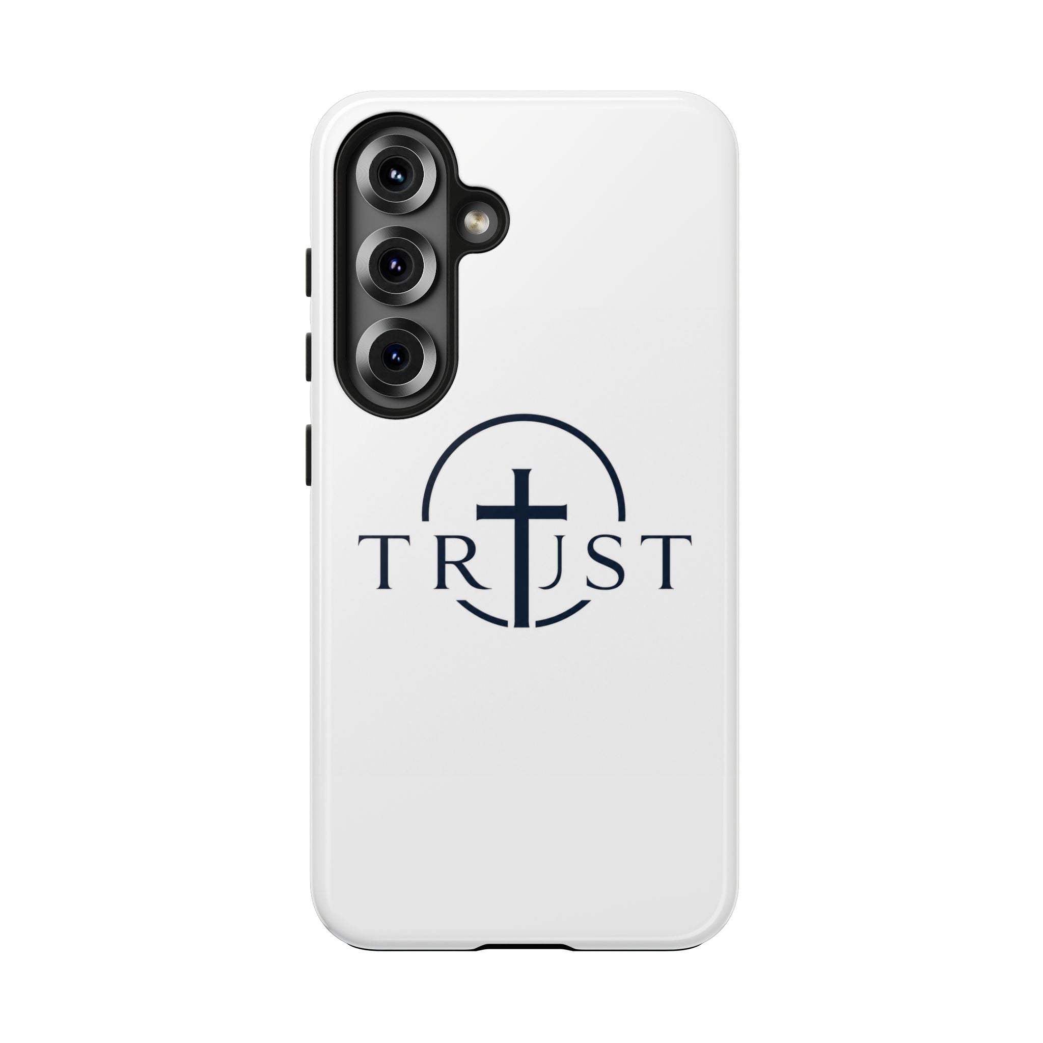 Trust Cross Tough Phone Case — Christian Faith Religious Phone Cover